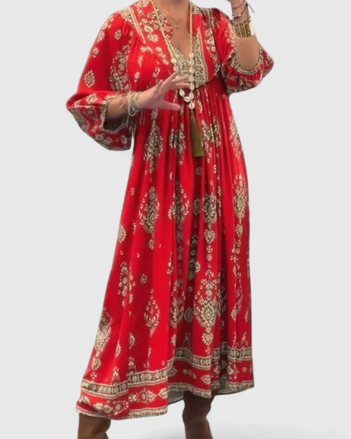 LUNE – Aroha Boho Maxi Dress