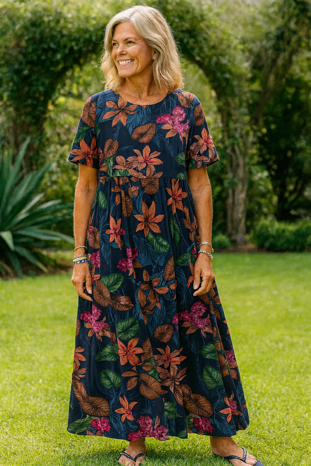 Masie | Breezy Floral Maxi Dress