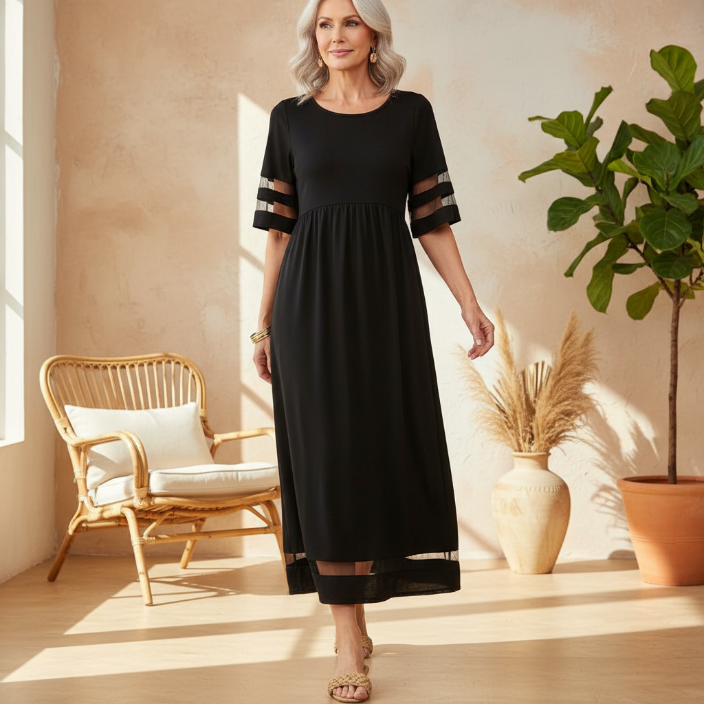LUNE – Midnight Grace Dress