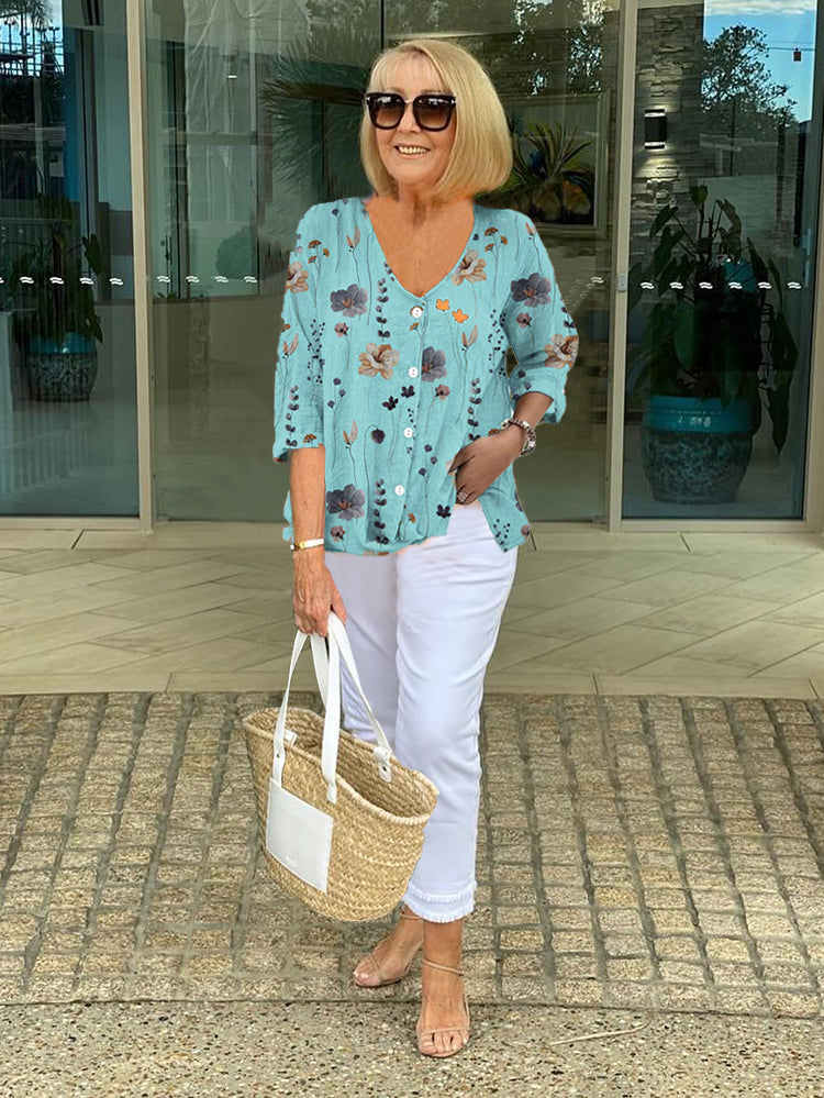 LUNE – Aroha Blossom Blouse